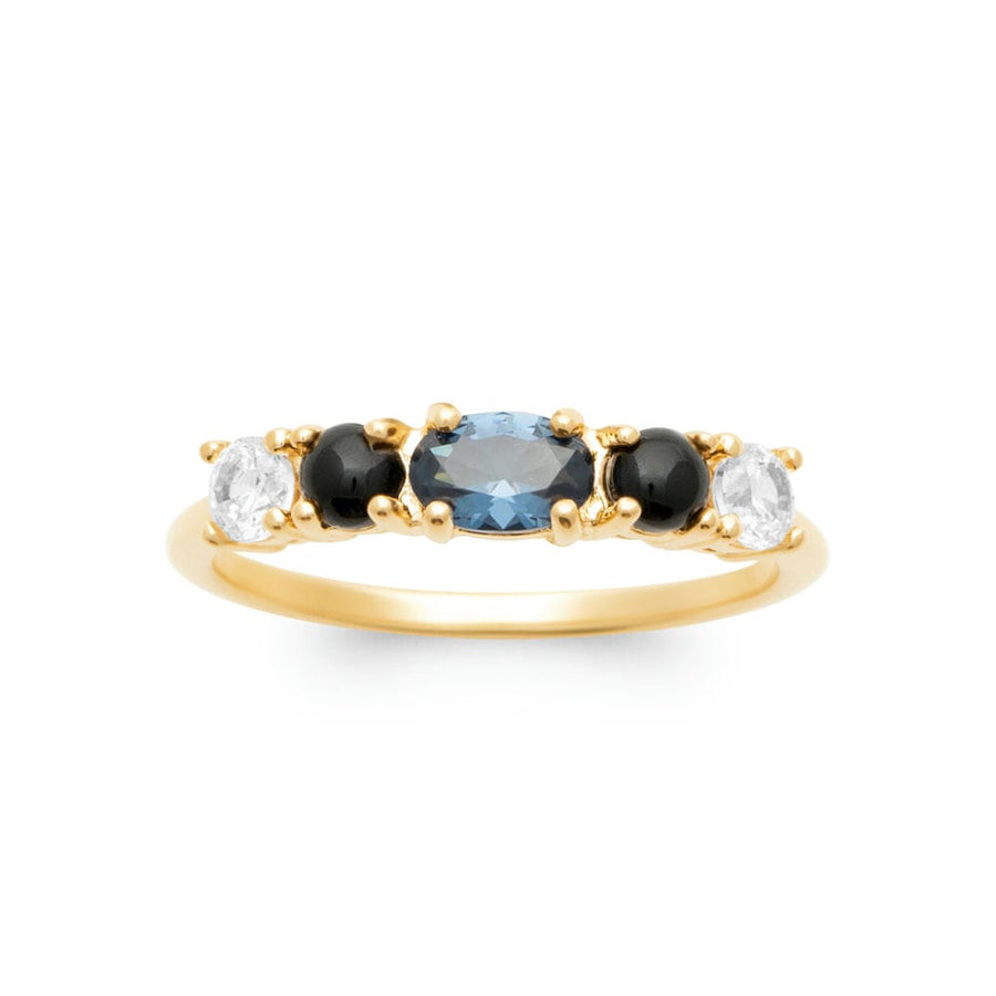 Bague Zeiete en plaqué or
