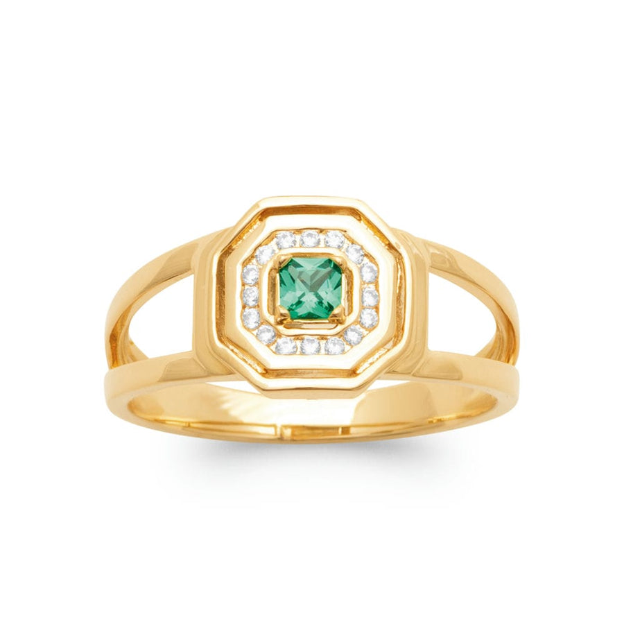 Bague Libby en plaqué or