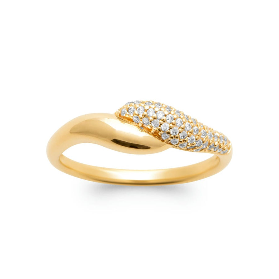 Bague Apoline en plaqué or