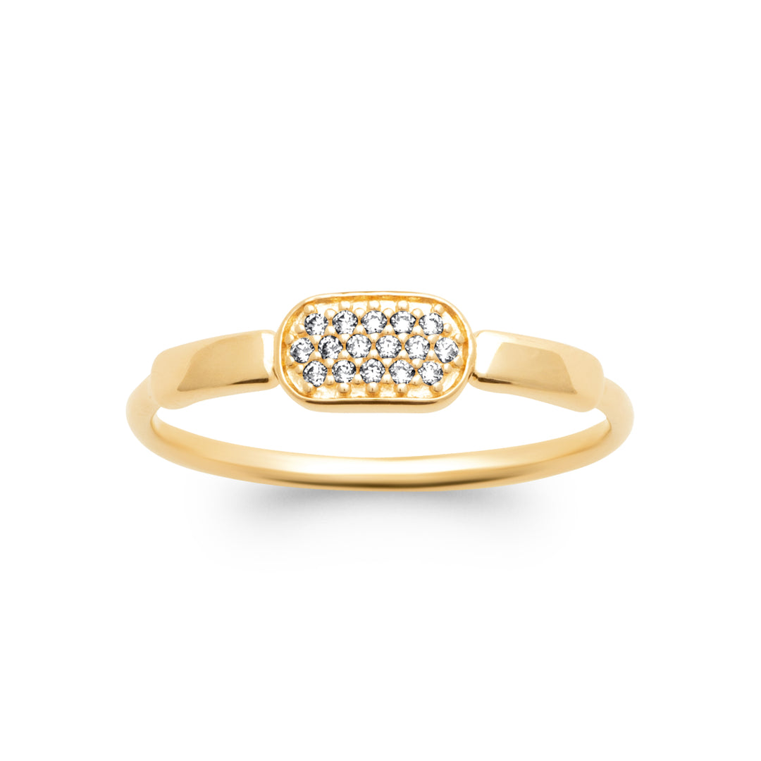 Bague Simone en plaqué or