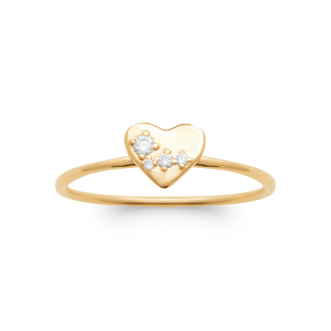 Bague Cristale en plaqué or