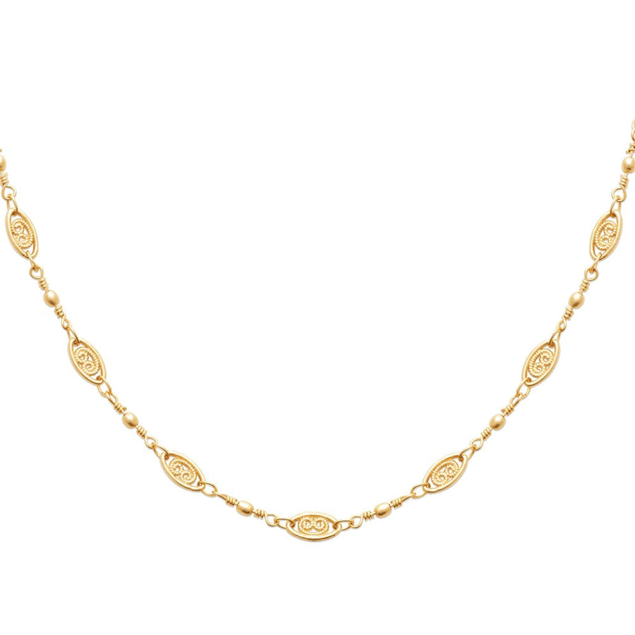 Collier Mevena en plaqué or