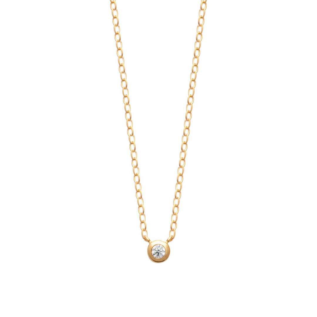 Collier Frederica en plaqué or