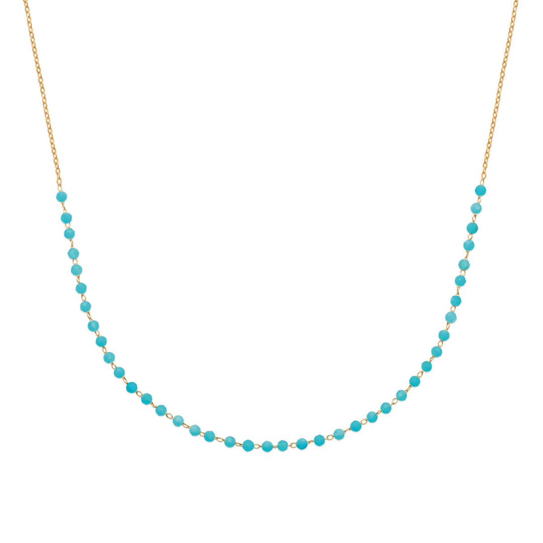 Collier Gilia en plaqué or