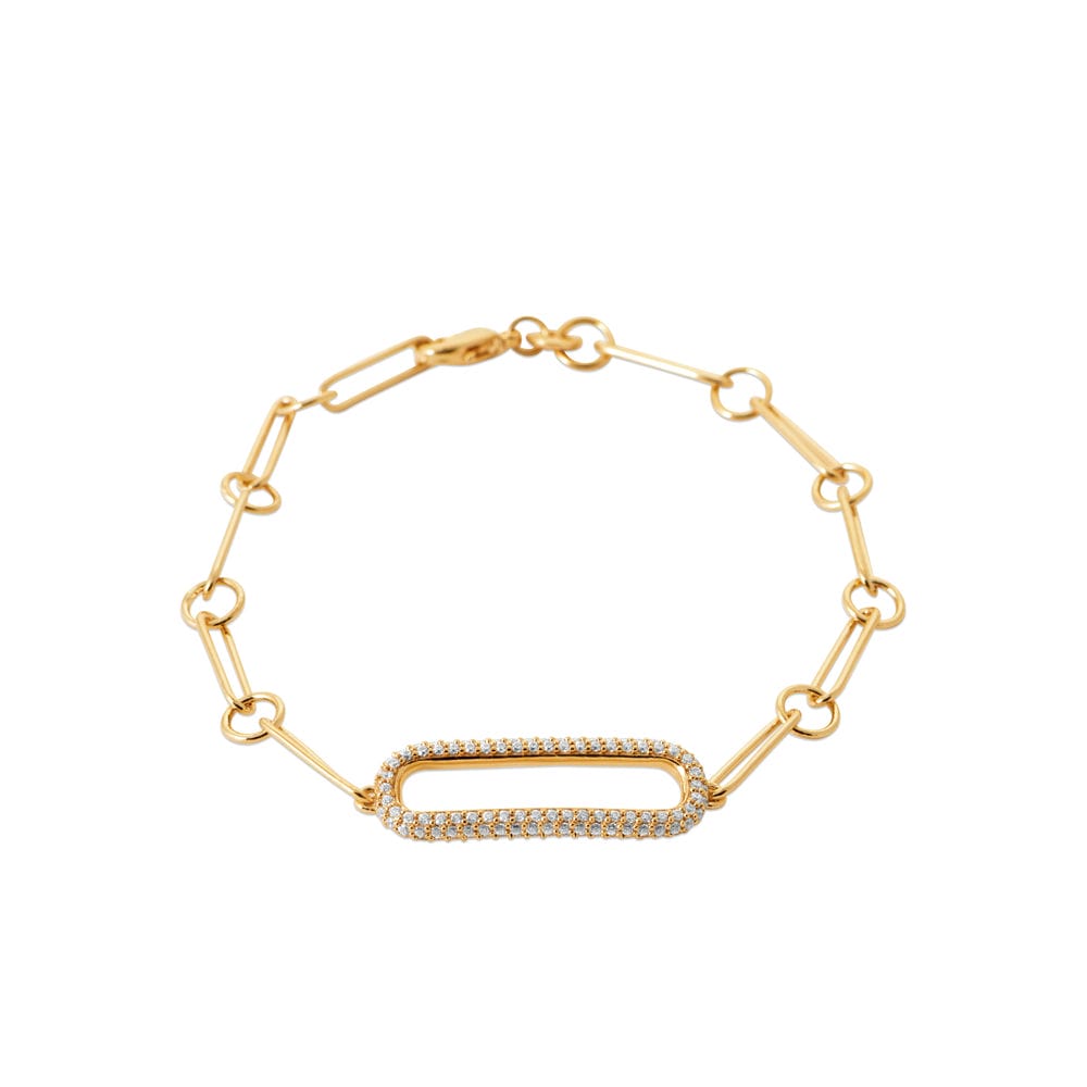 Bracelet Madonna en plaqué or
