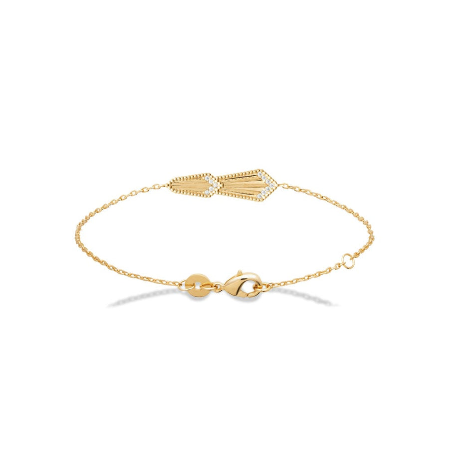 Bracelet Hadidja en plaqué or