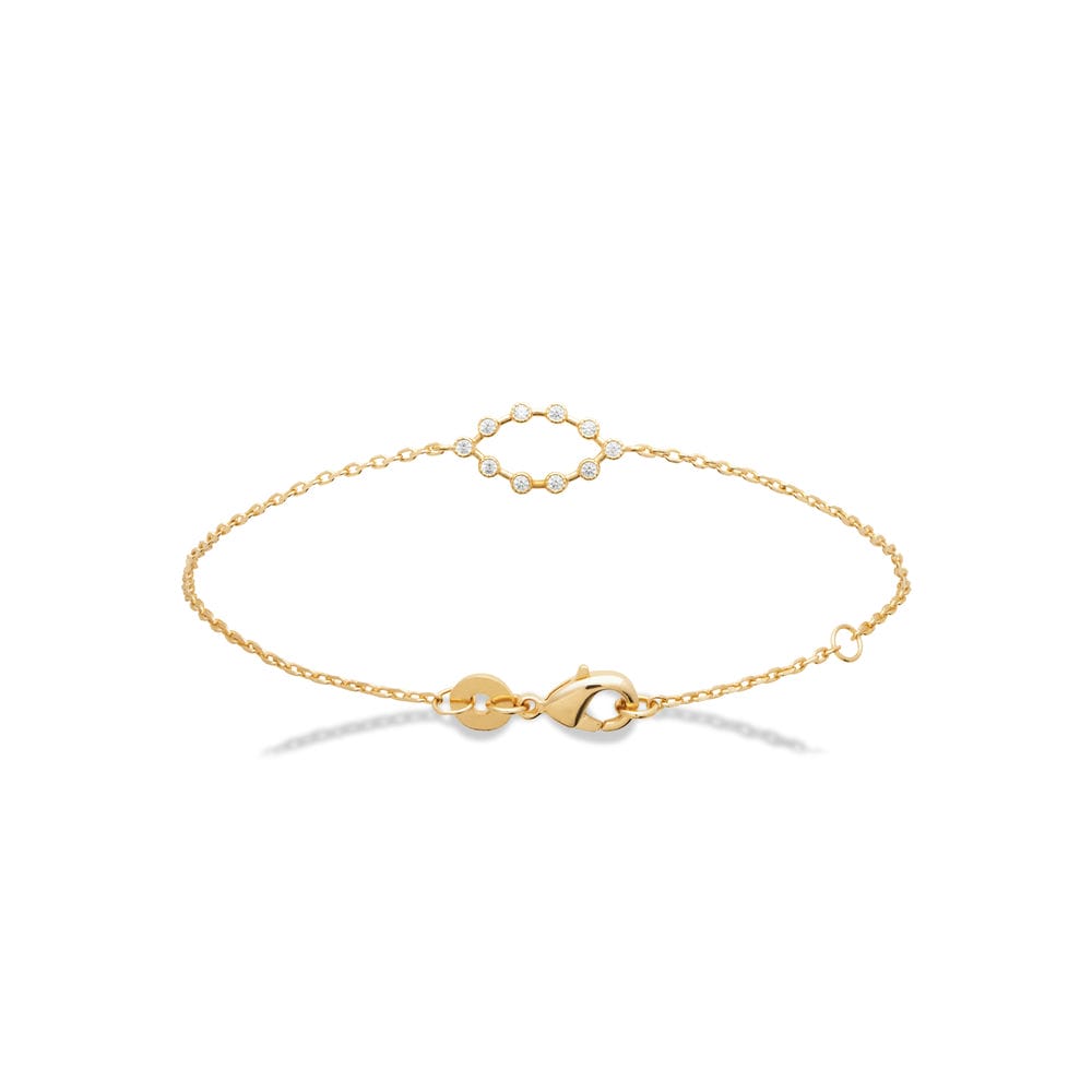 Bracelet Eleana en plaqué or