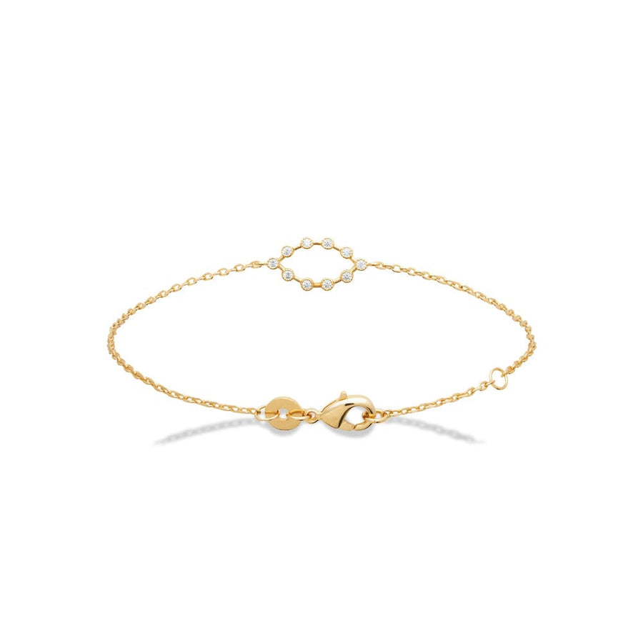 Bracelet Eleana en plaqué or