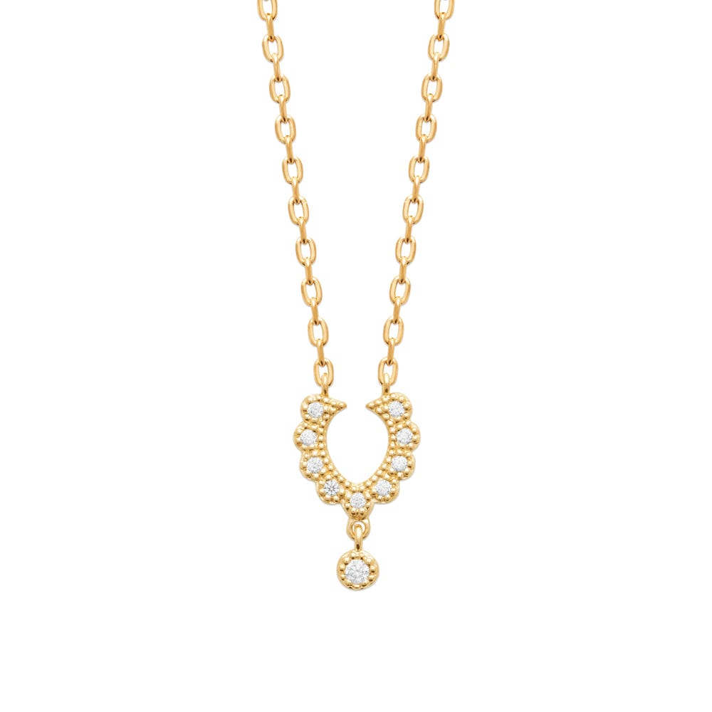 Collier Kayla en plaqué or