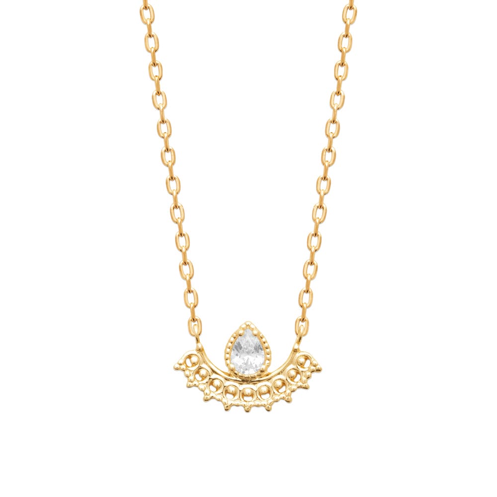 Collier Tyana en plaqué or