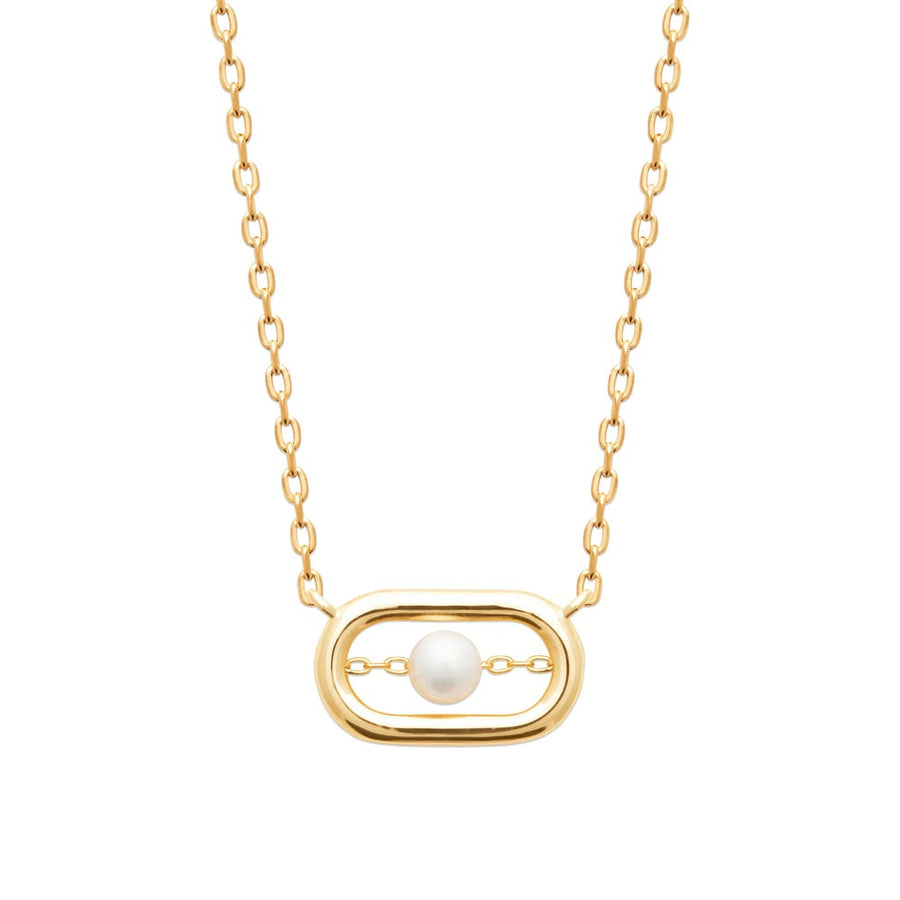 Collier Dian en plaqué or