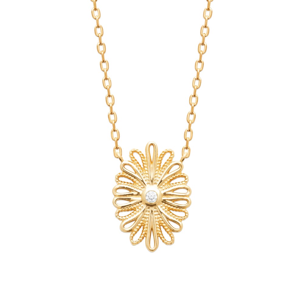 Collier Fannies en plaqué or