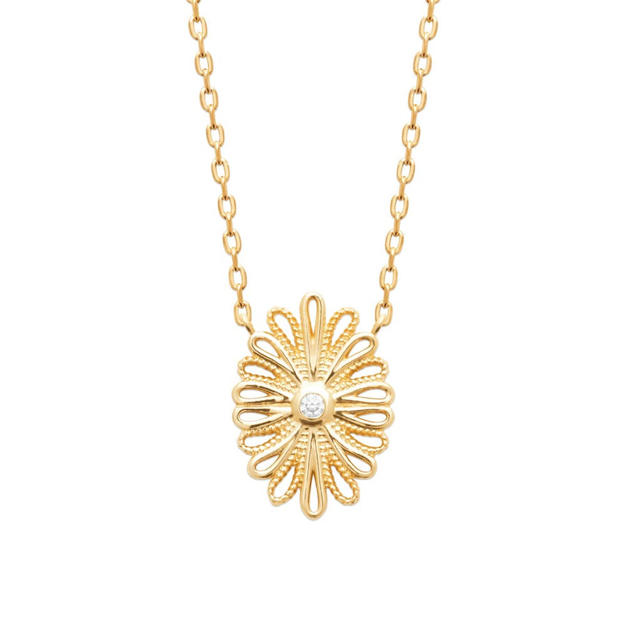 Collier Fannies en plaqué or