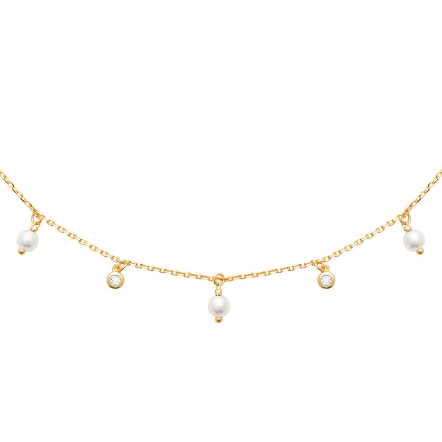 Collier Axalias en plaqué or