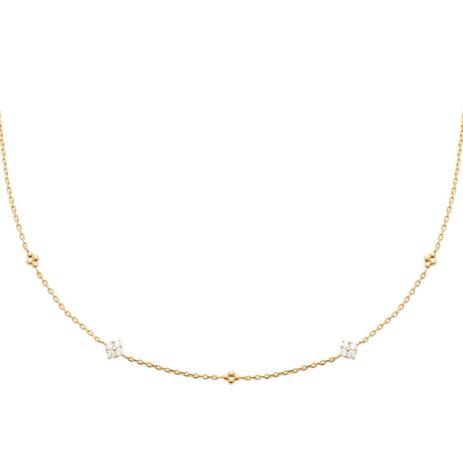 Collier Margarethe en plaqué or