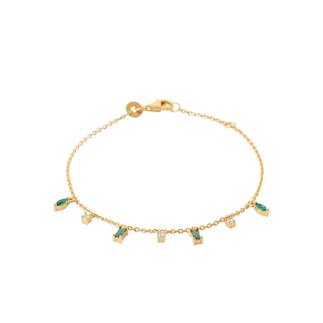 Bracelet Ceylan en plaqué or