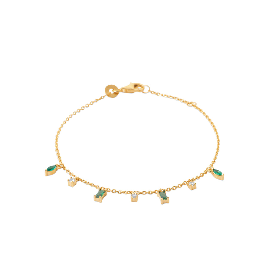 Bracelet Ceylan en plaqué or