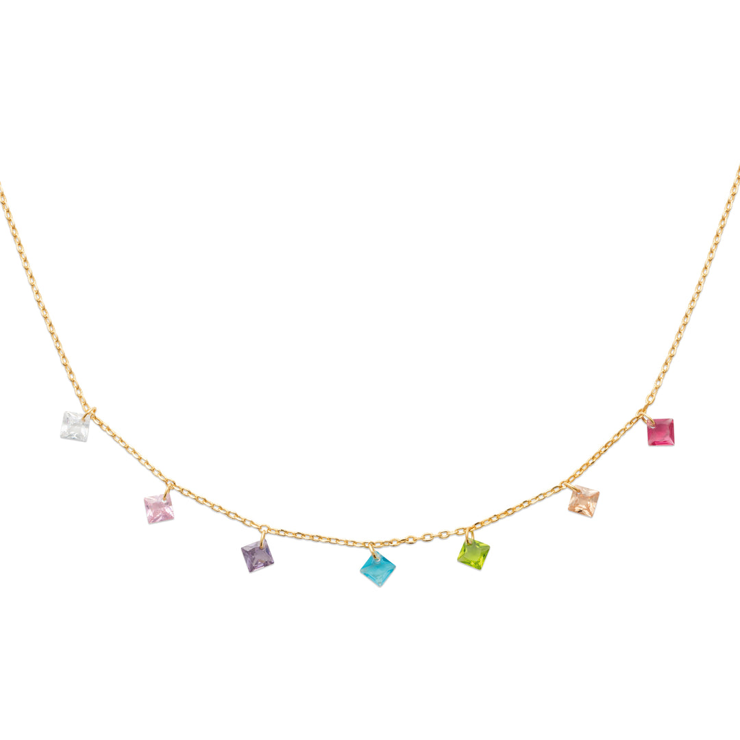 Collier Enrika en plaqué or