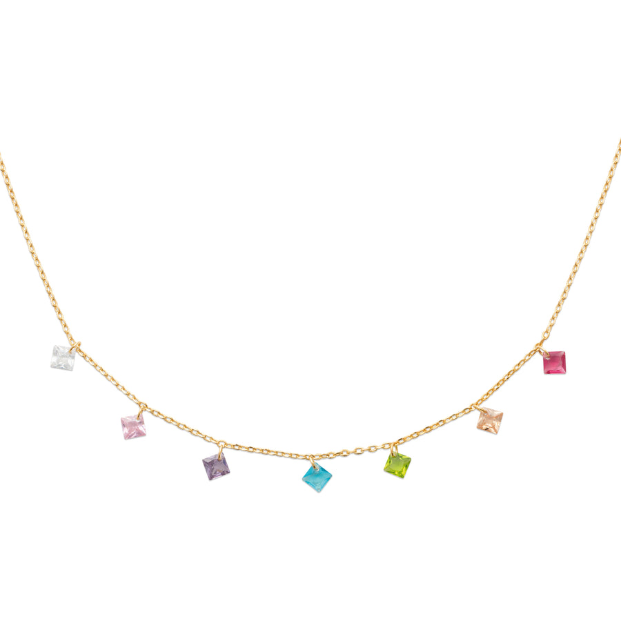 Collier Enrika en plaqué or