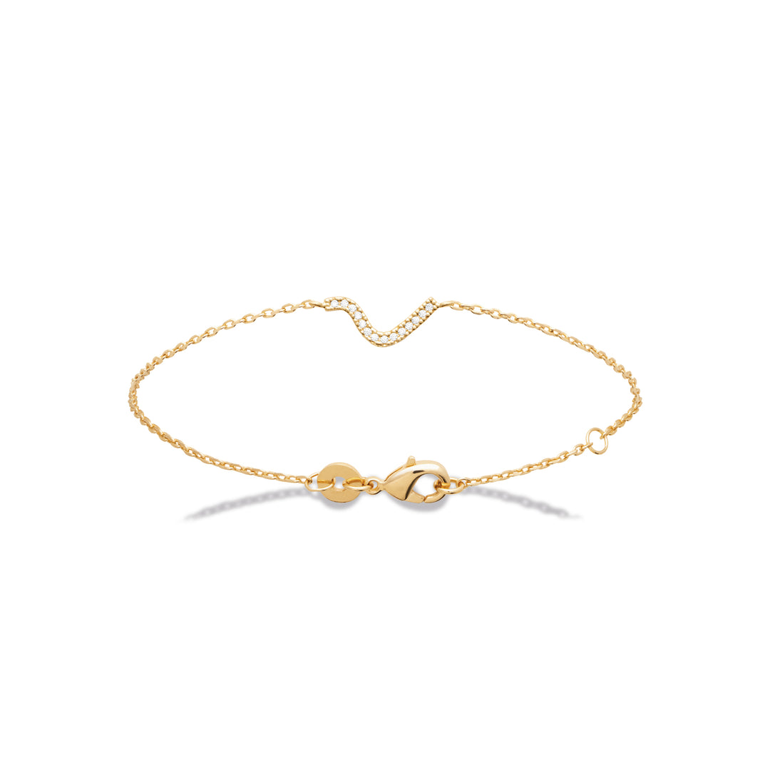 Bracelet Paule en plaqué or