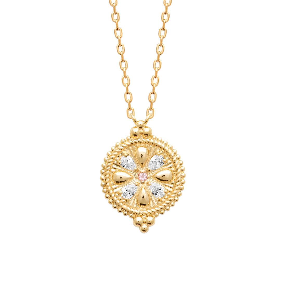 Collier Melek en plaqué or