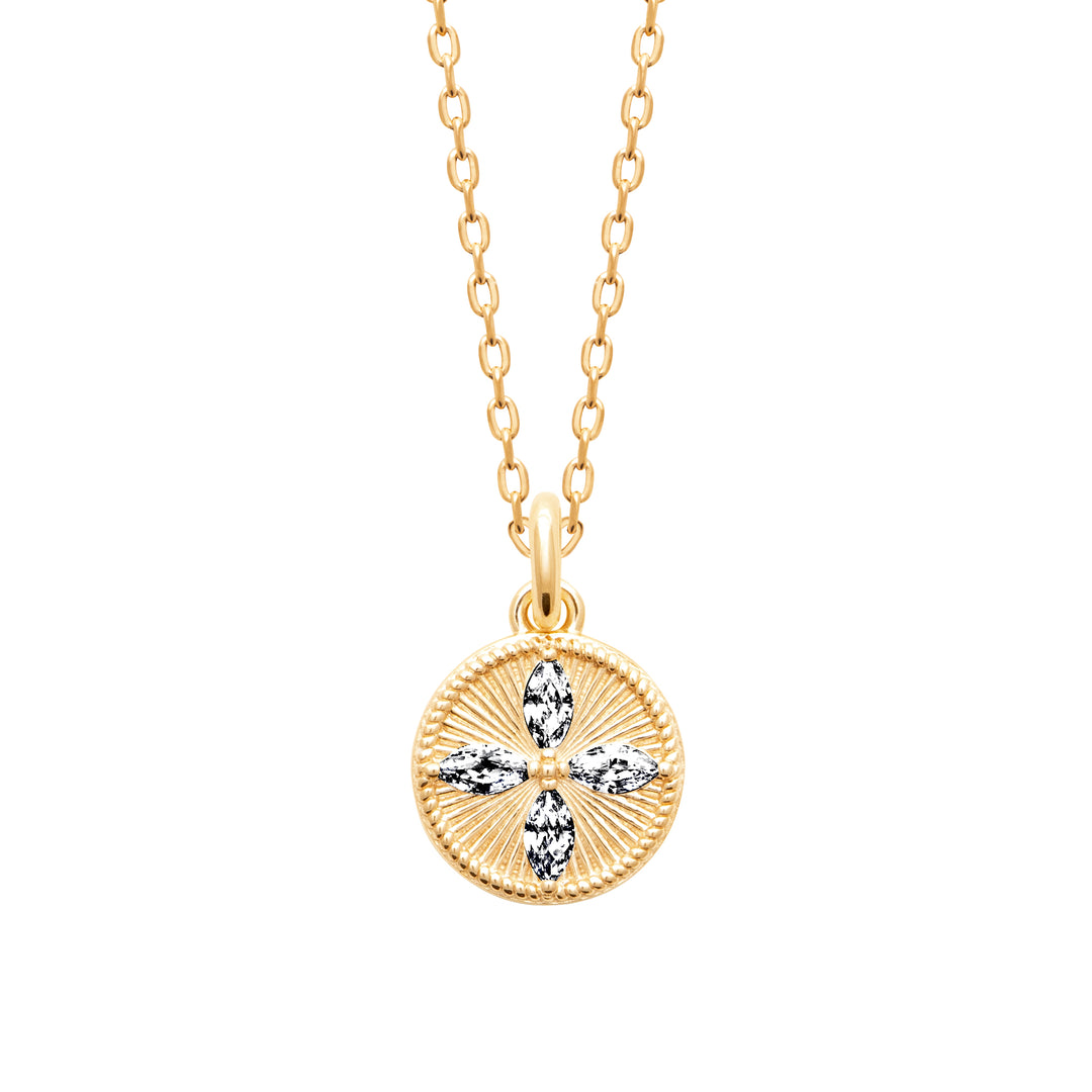 Collier Romelia en plaqué or