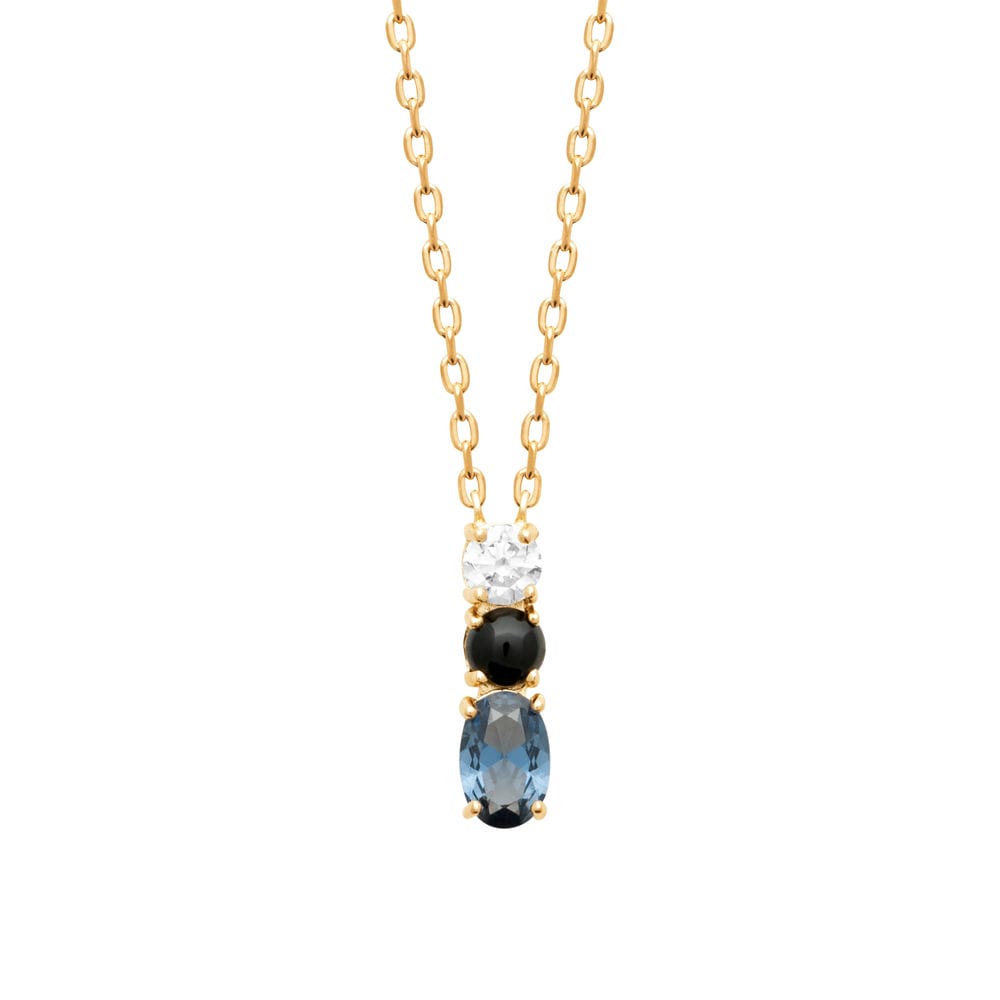 Collier Tricia en plaqué or