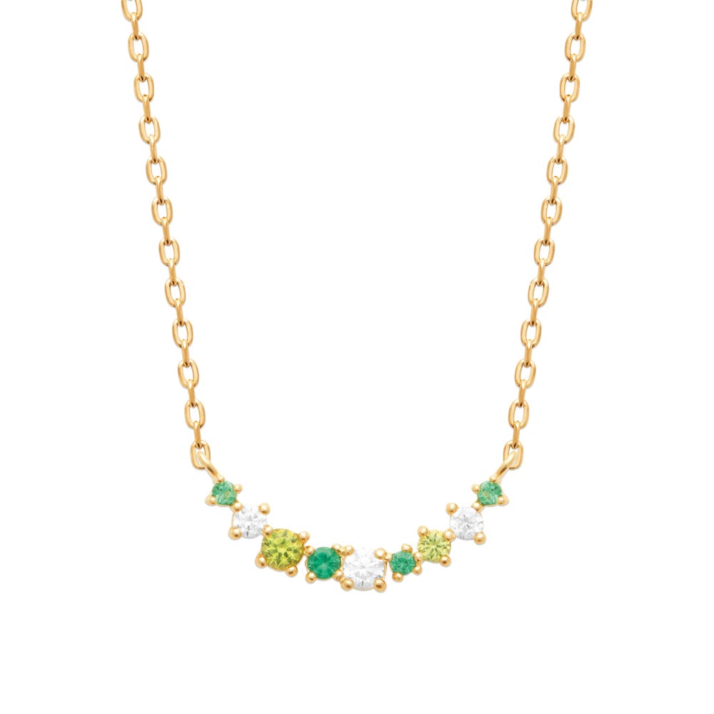 Collier Renate en plaqué or