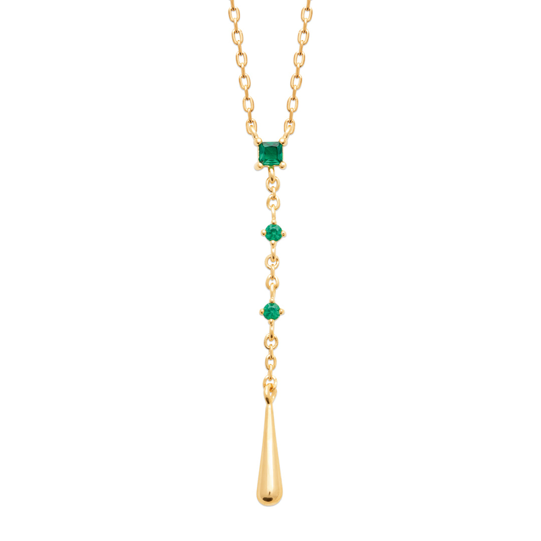 Collier Elysa en plaqué or