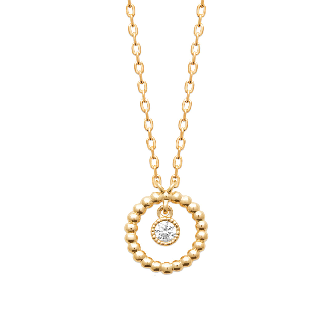 Collier Kiana en plaqué or