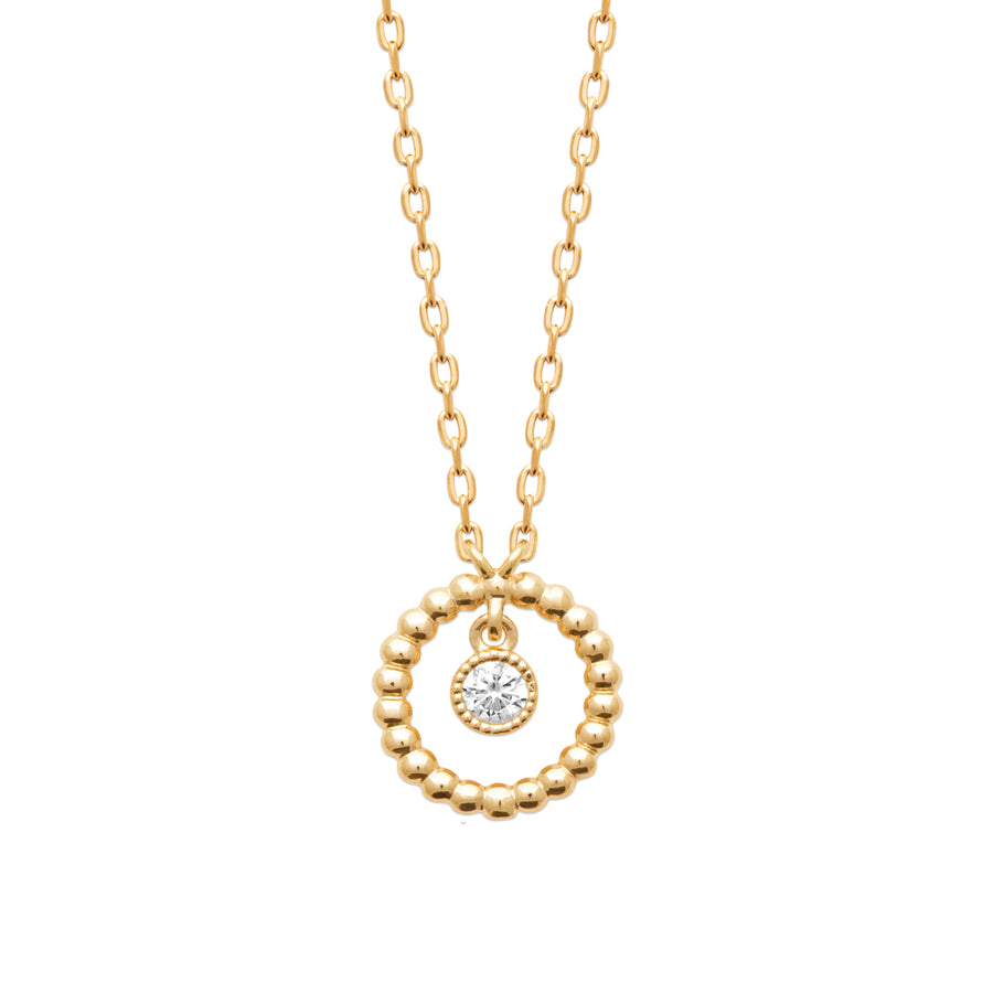 Collier Kiana en plaqué or