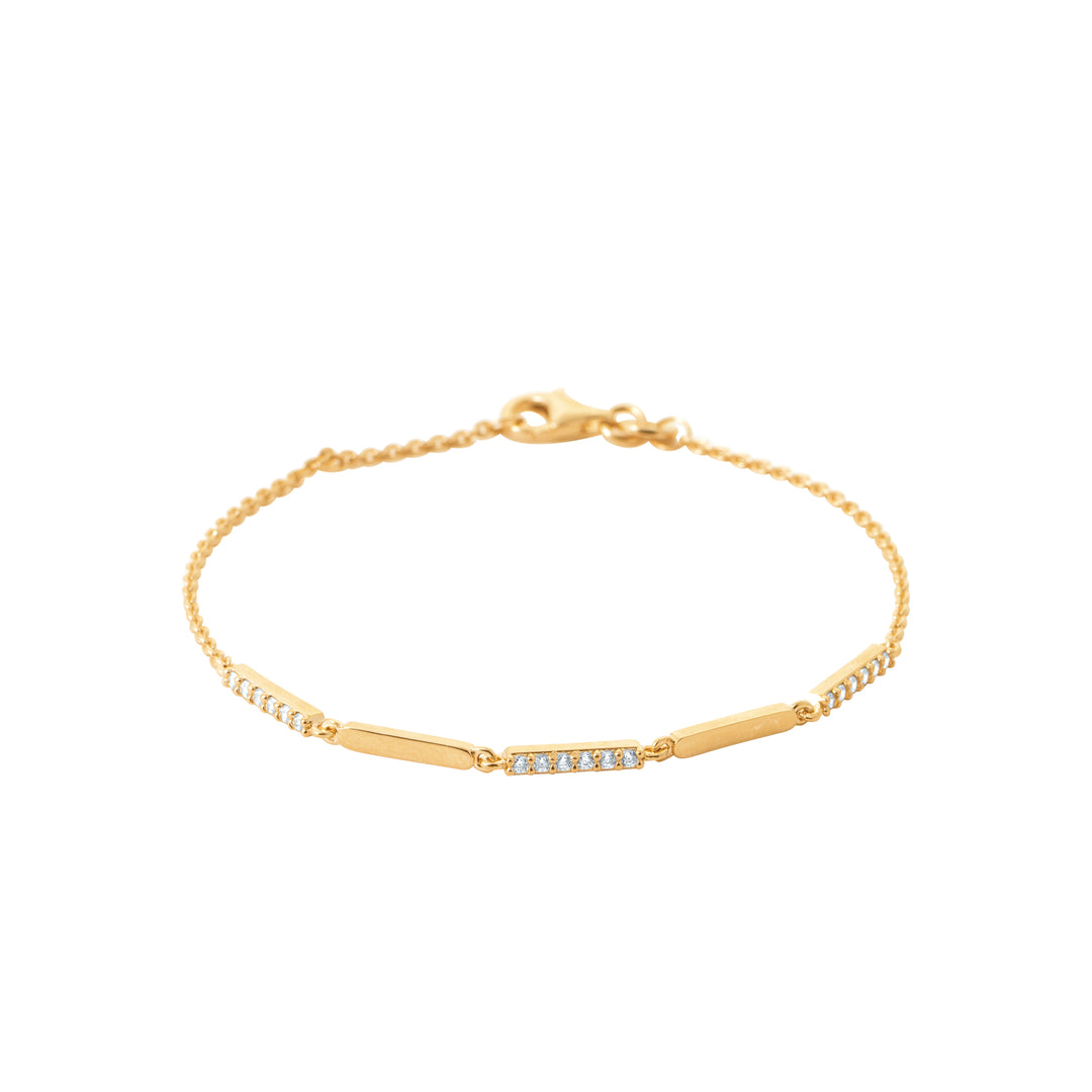 Bracelet Melody en plaqué or