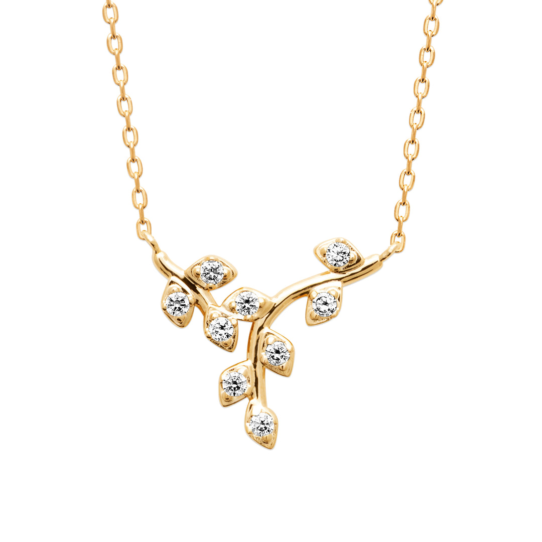Collier Isberta en plaqué or