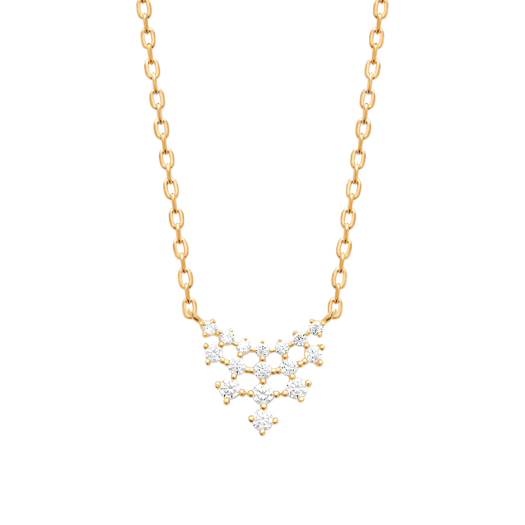 Collier Honora en plaqué or