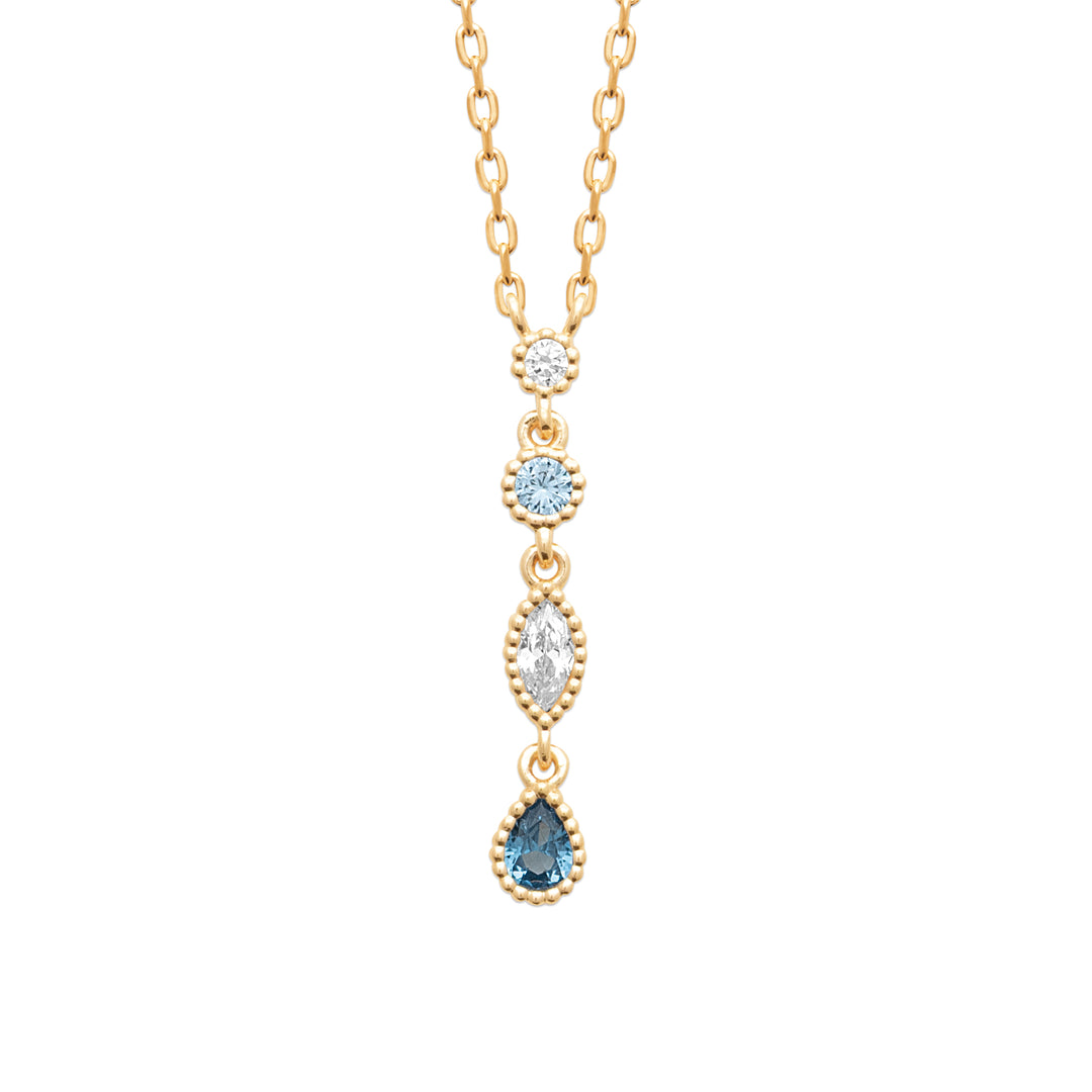 Collier Caroll en plaqué or