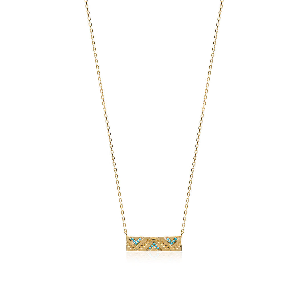 Collier Gwenda en plaqué or