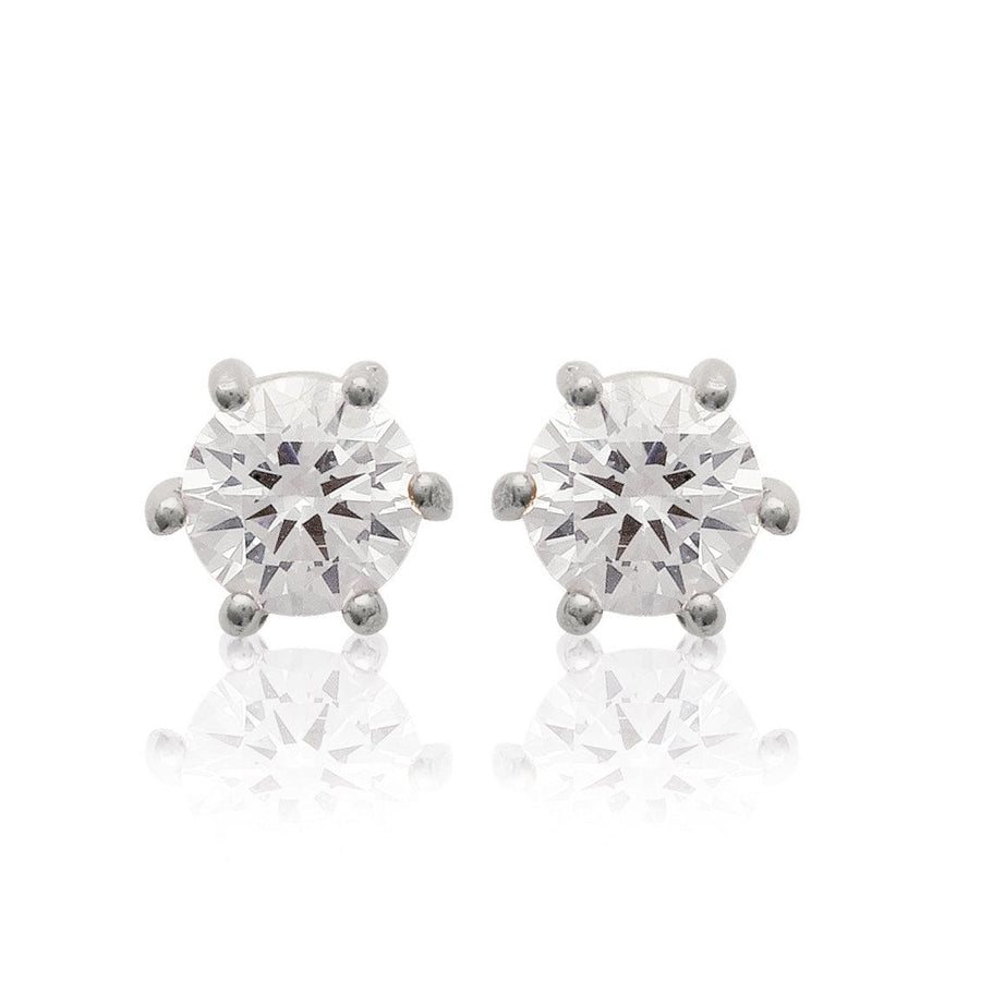 Puces d'oreilles Hillary en argent