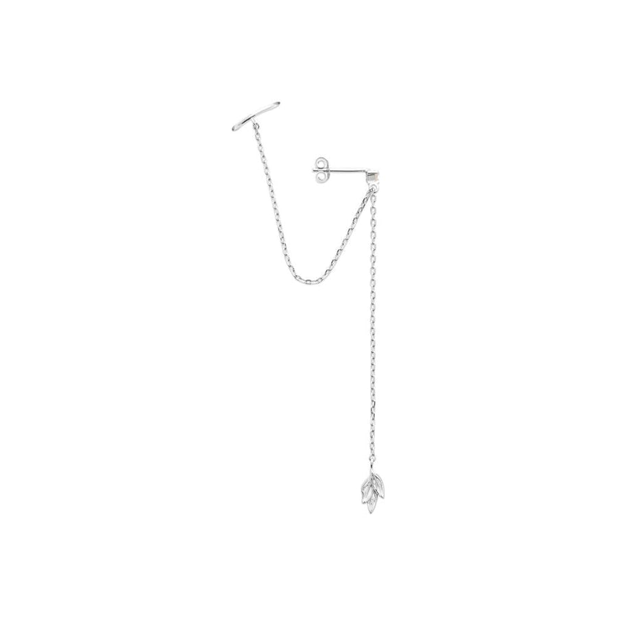 Boucle d'oreille Metisse en argent
