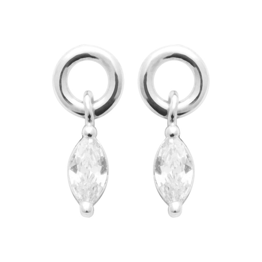Boucles d'oreilles Olivette en argent