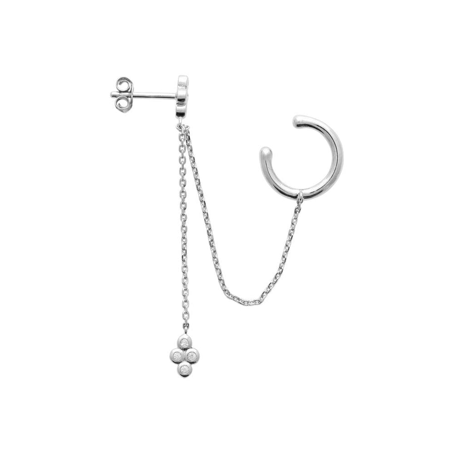 Boucle d'oreille Gregorie en argent