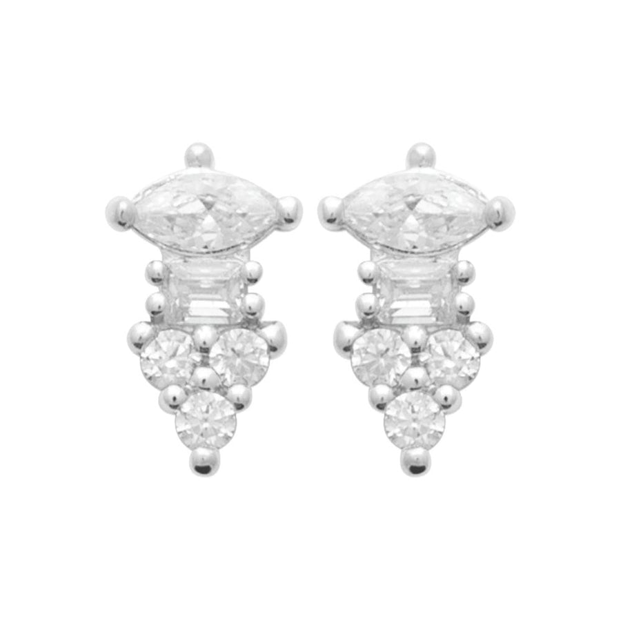 Puces d'oreilles Cansel en argent