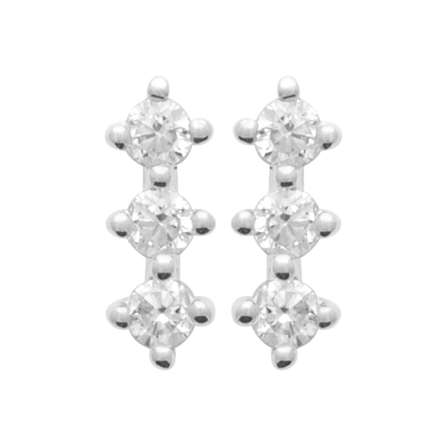 Boucles d'oreilles Gladis en argent