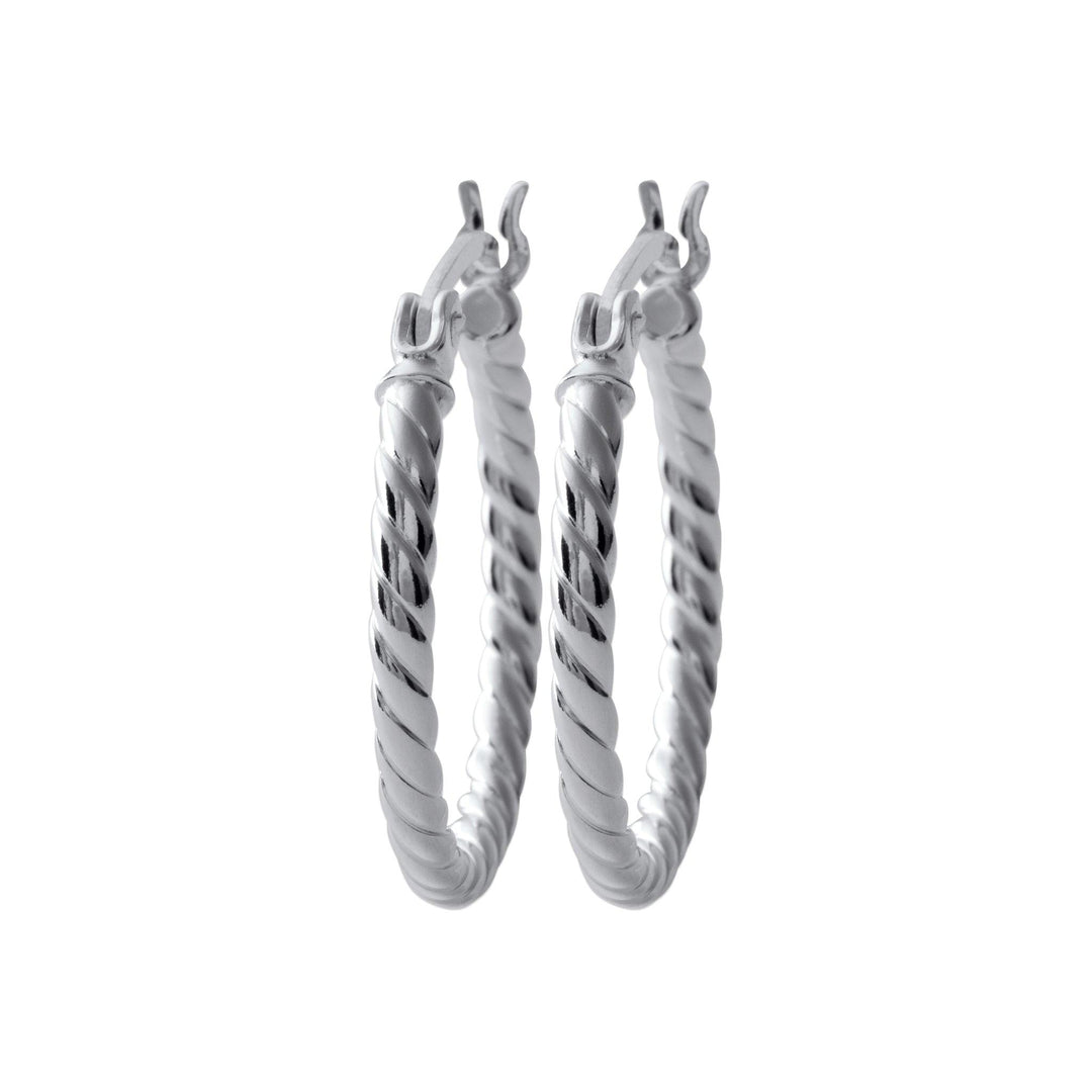 Créoles Louisette en argent