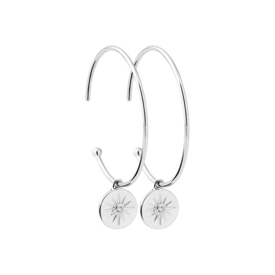 Créoles Evi en argent