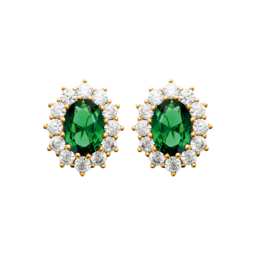 Boucles d'oreilles Grissel en plaqué or