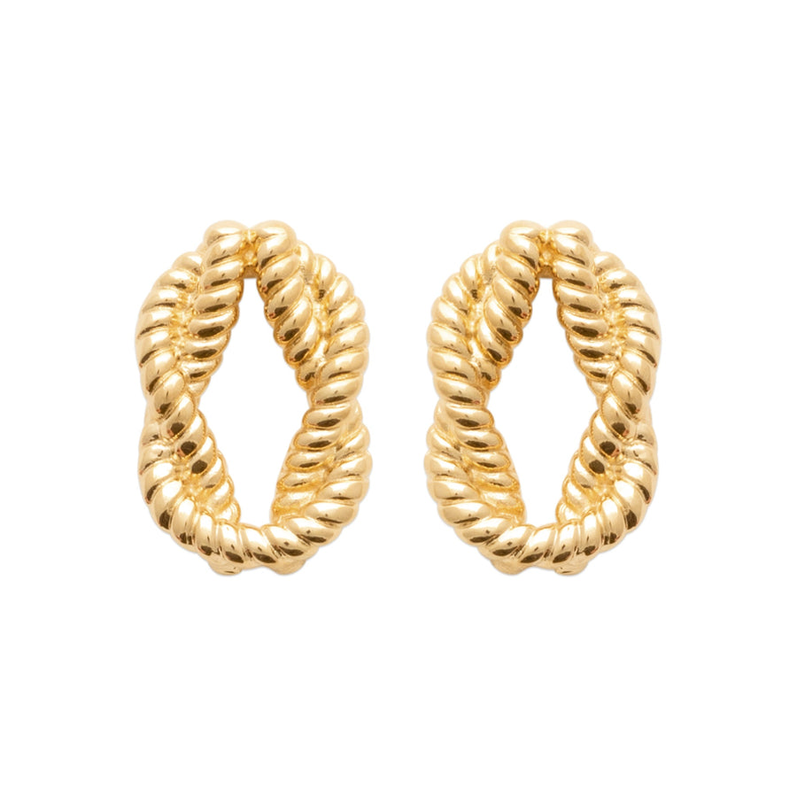Boucles d'oreilles Nejma en plaqué or