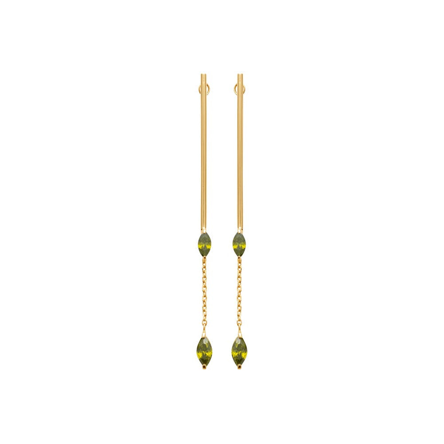 Boucles d'oreilles Anahide en plaqué or