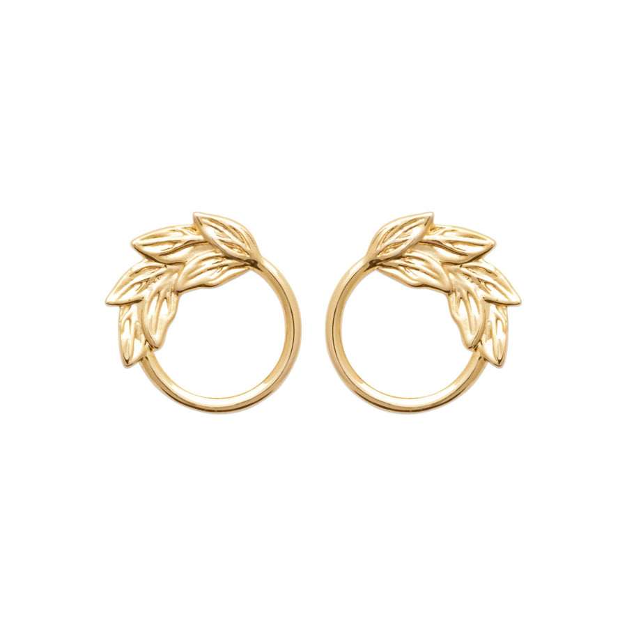 Boucles d'oreilles Arleen en plaqué or
