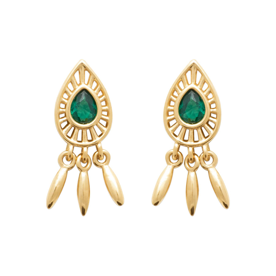 Boucles d'oreilles Maggi en plaqué or
