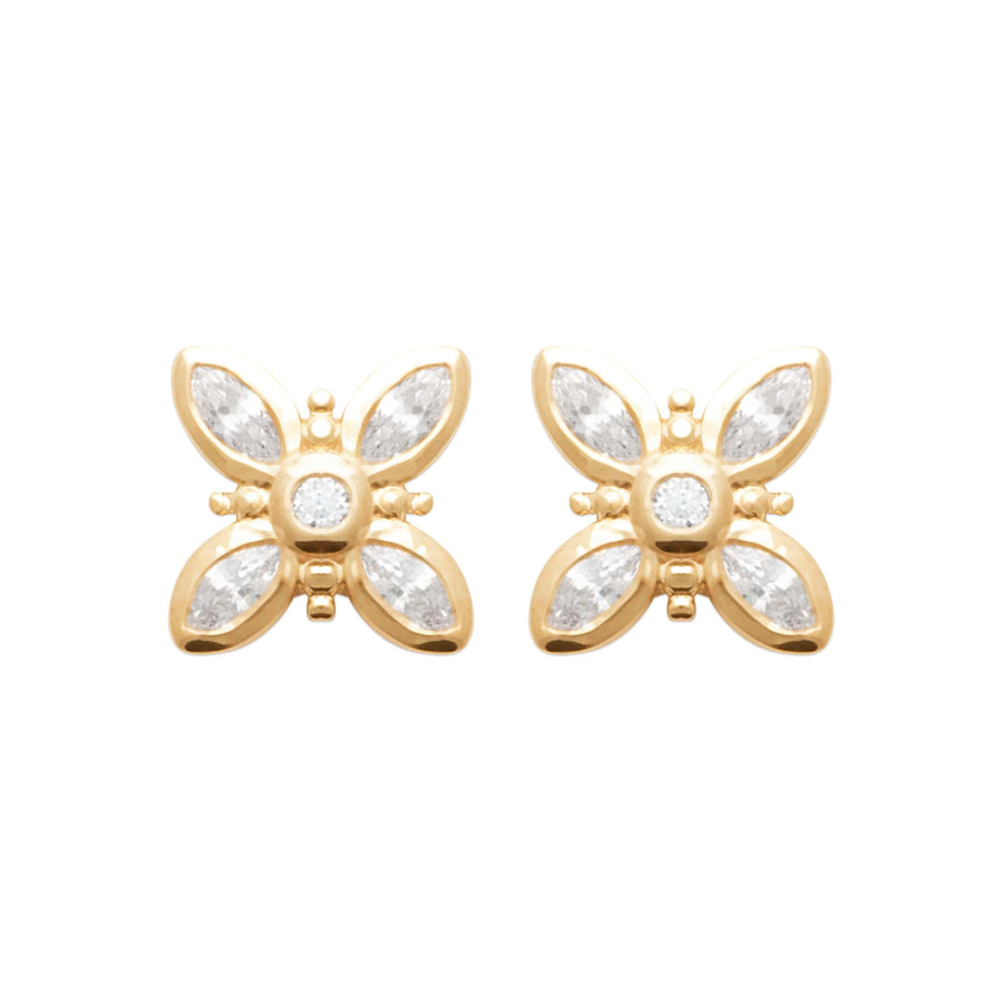 Boucles d'oreilles Margit en plaqué or